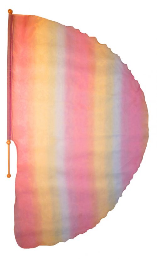 Rainbow half circle flag